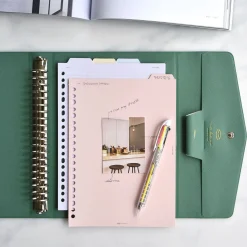 Classy Gentle 20 Ring A5 Binder Clutch
