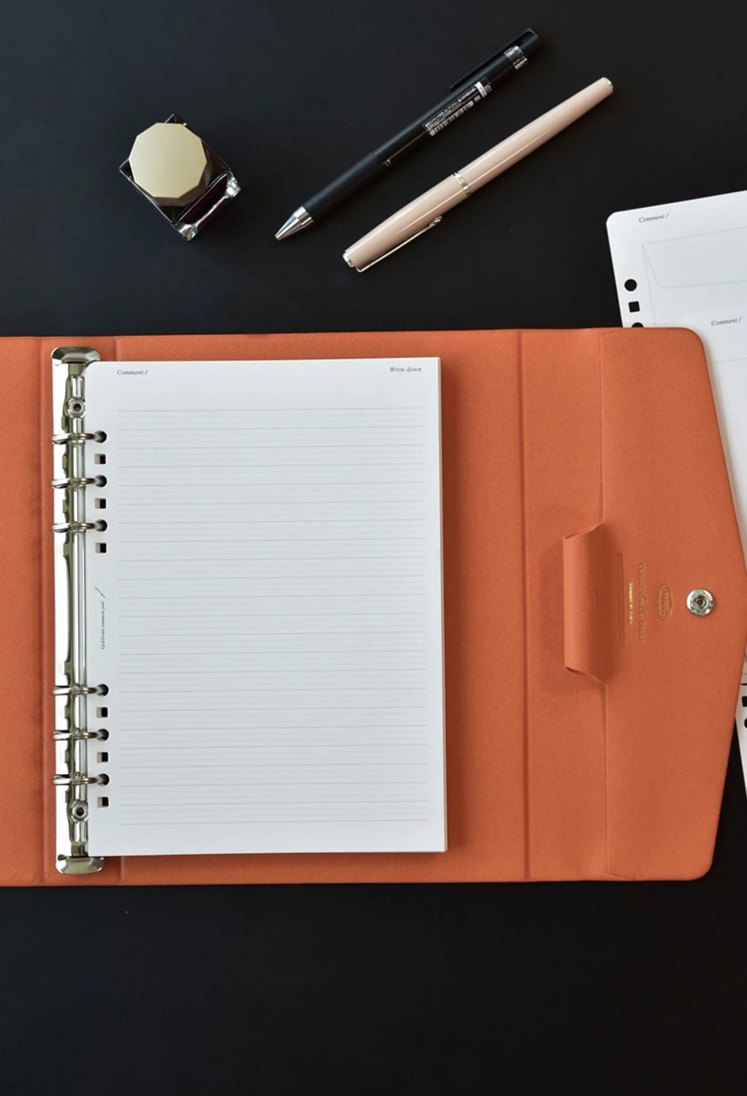 Classy Gentle 6 Ring A5 Binder v2