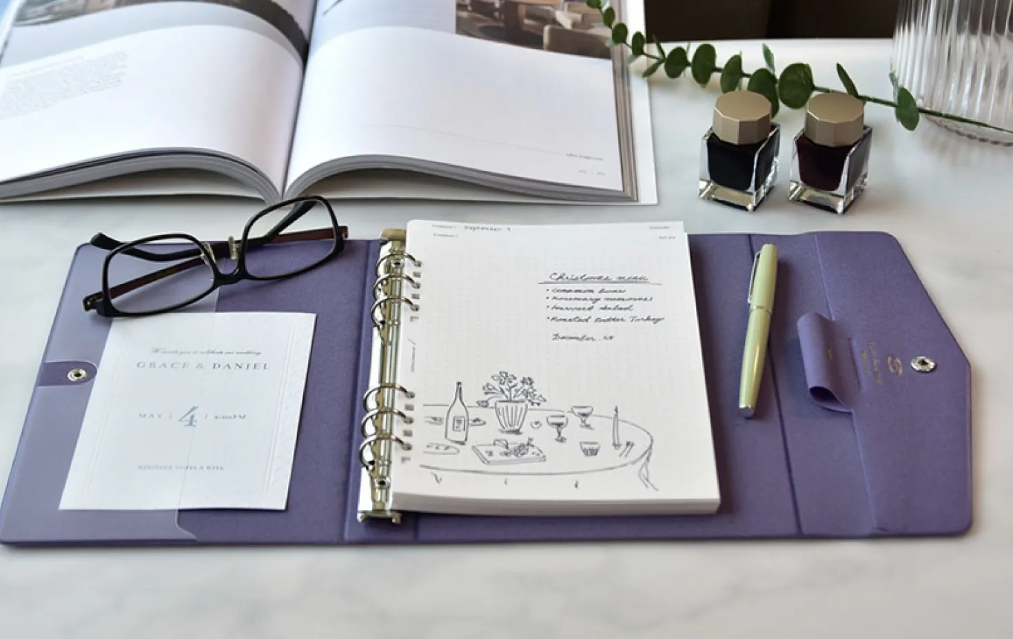 Classy Gentle 6 Ring A5 Binder v2
