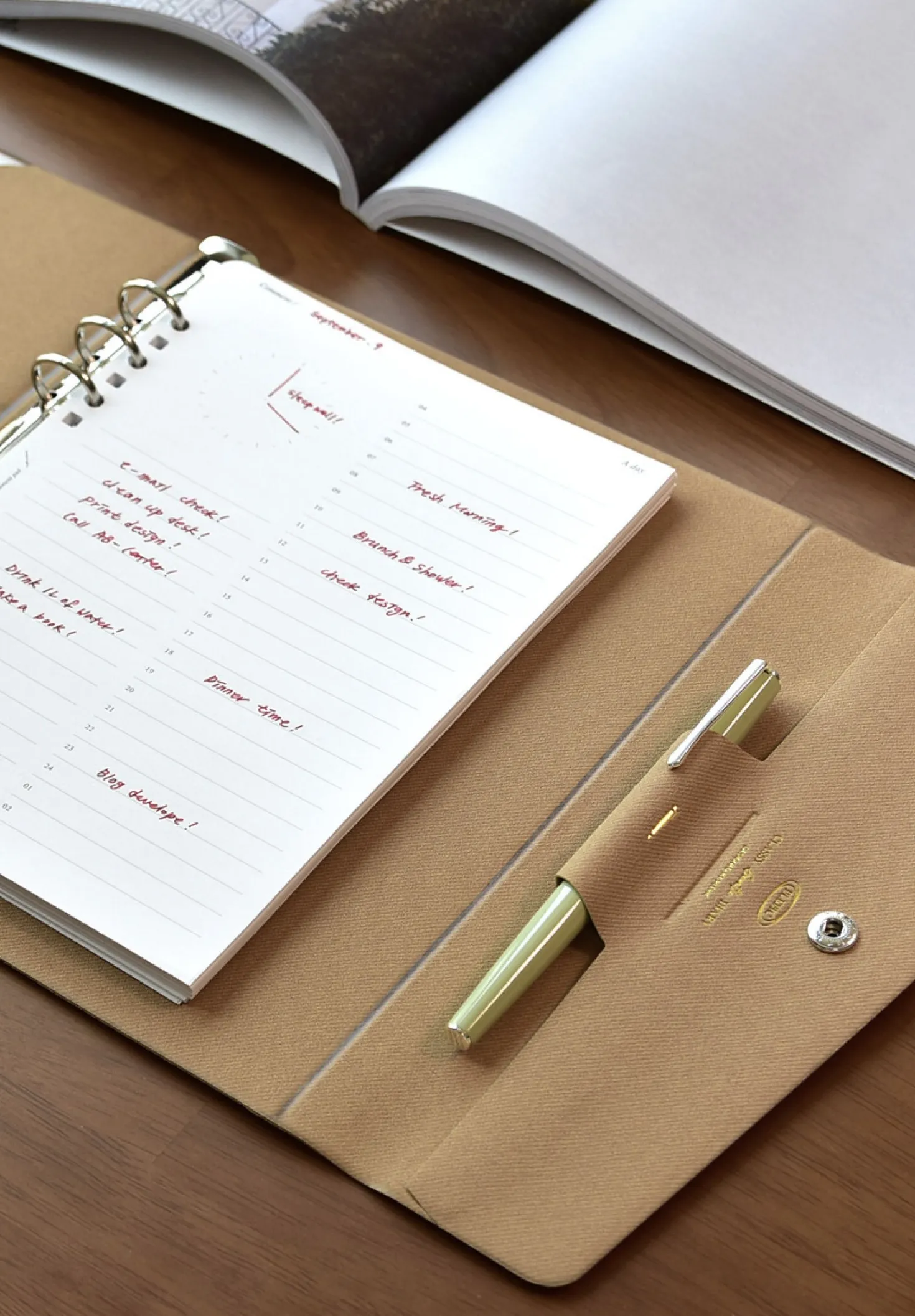 Classy Gentle 6 Ring A5 Binder v2