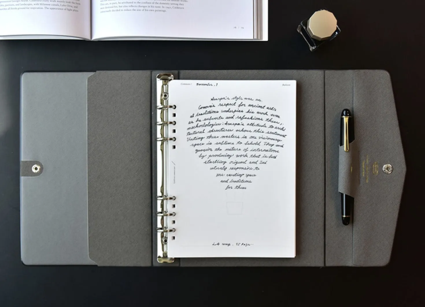 Classy Gentle 6 Ring A5 Binder v2