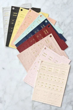 Classy Leather Index Sticker