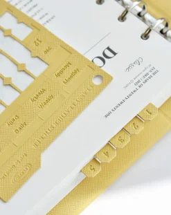 Classy Leather Index Sticker