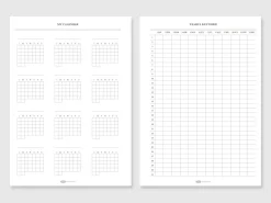 Classy Standard Index Weekly Planner