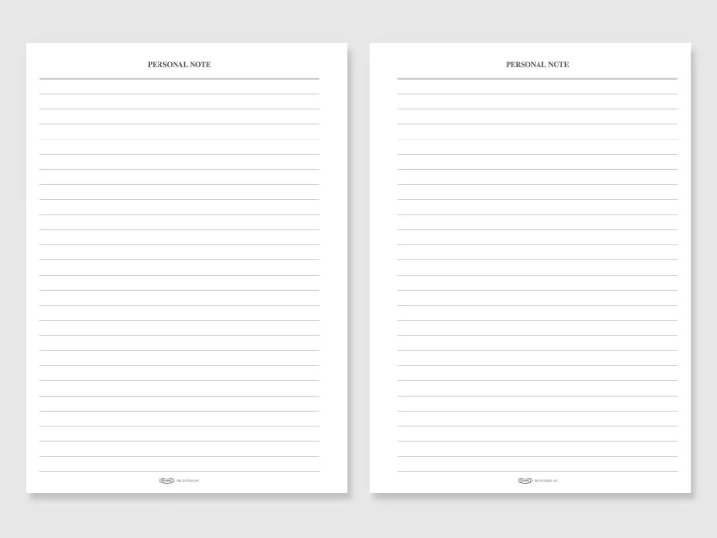 Classy Standard Index Weekly Planner
