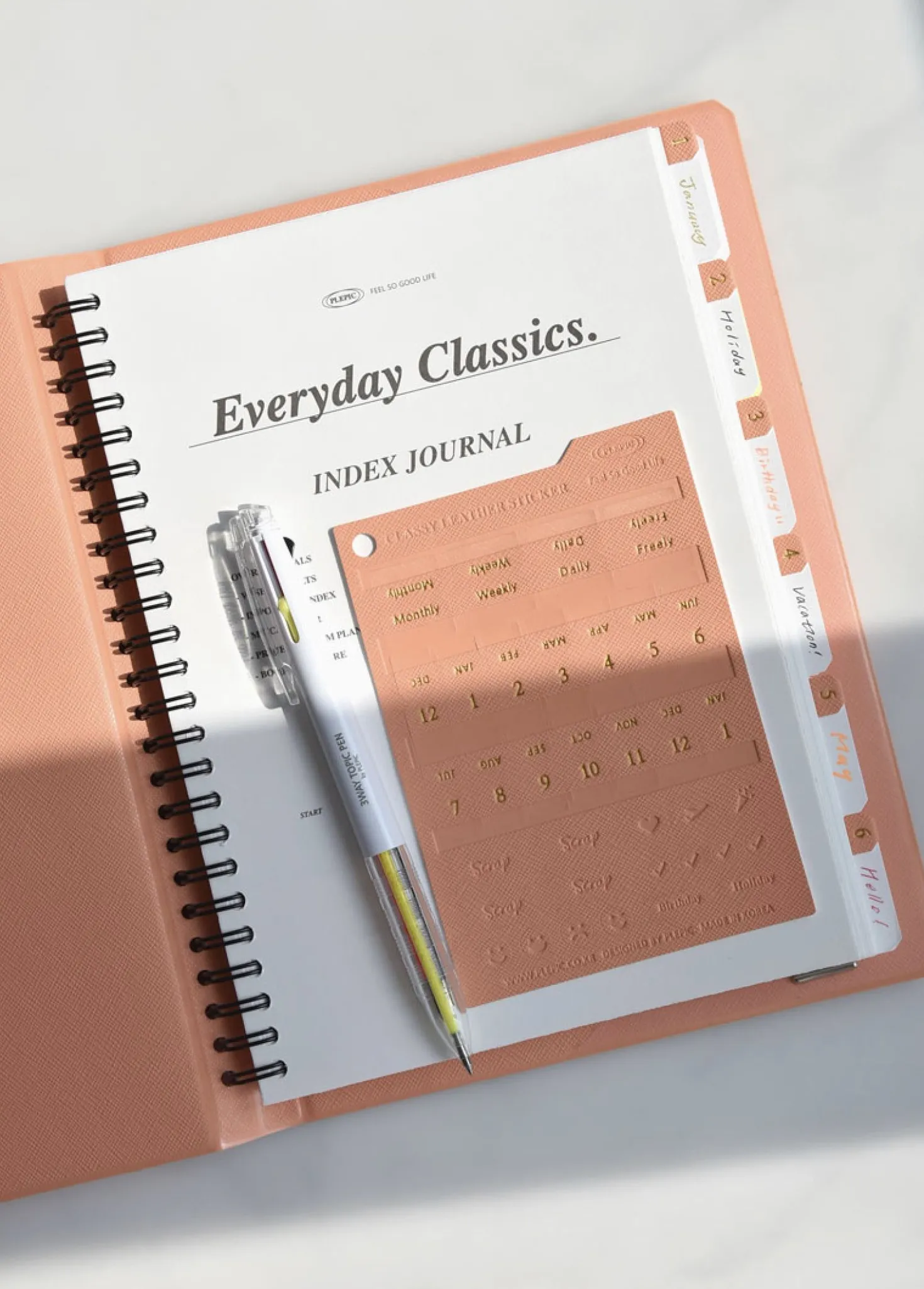 Classy Standard Index Weekly Planner