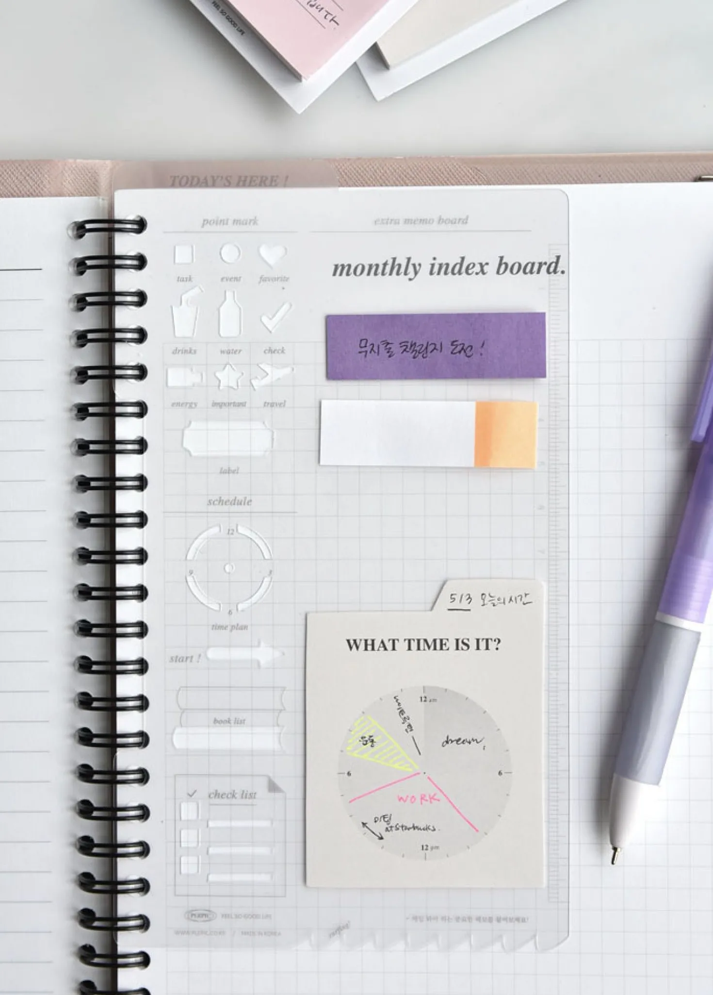 Classy Standard Index Weekly Planner