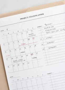 Classy Standard Index Weekly Planner