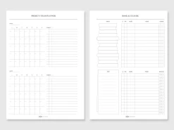 Classy Standard Index Weekly Planner
