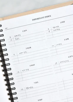 Classy Standard Index Weekly Planner