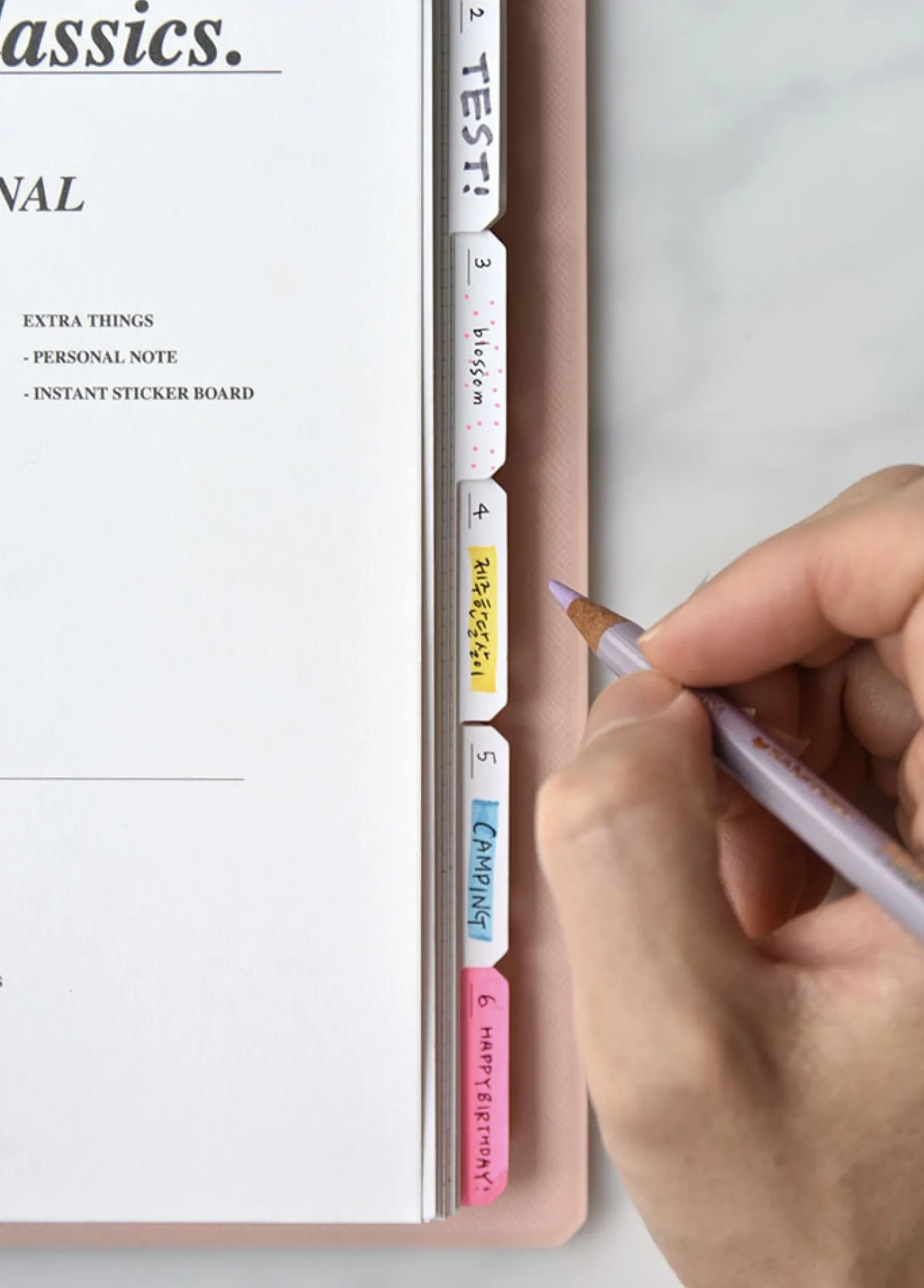 Classy Standard Index Weekly Planner