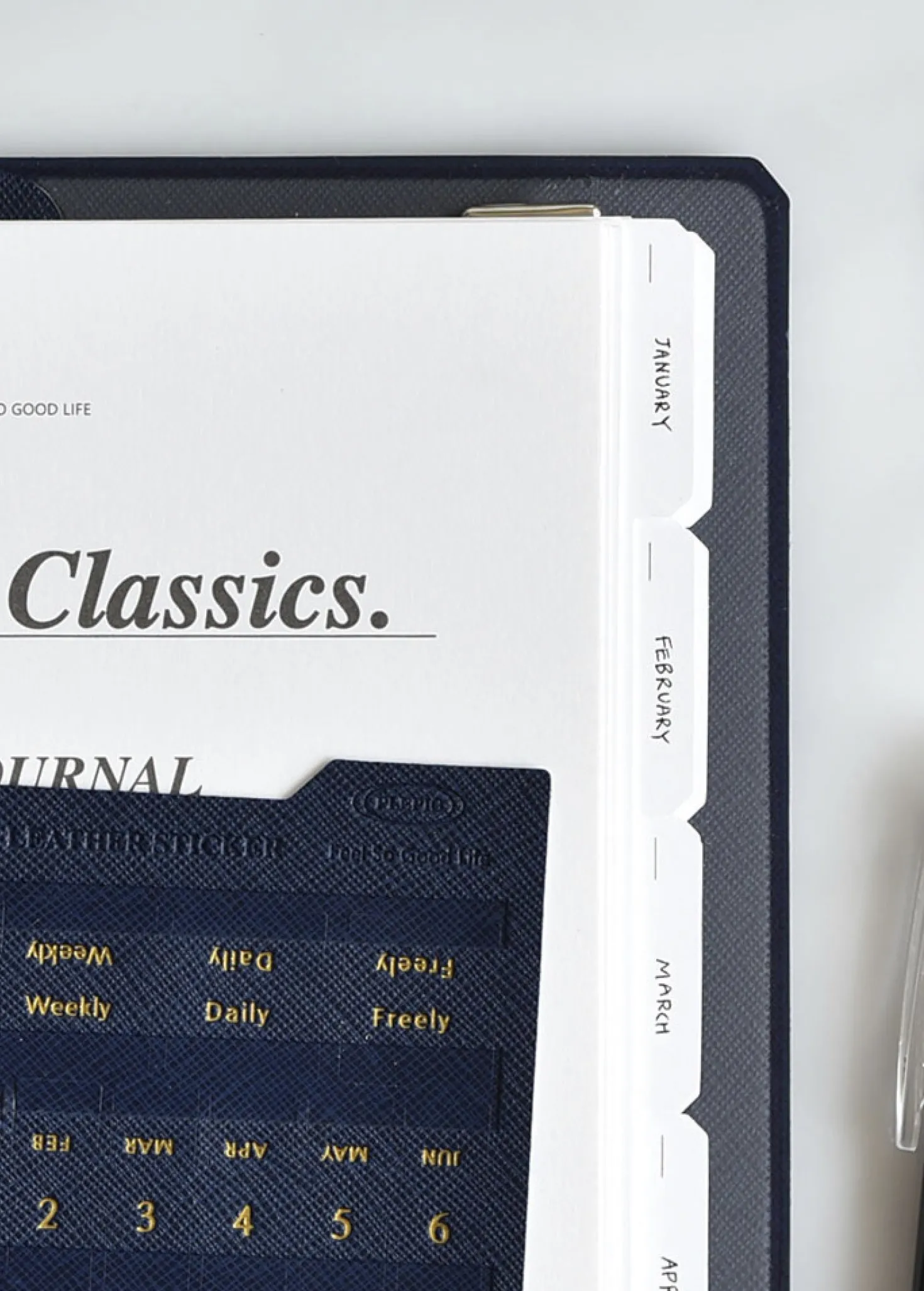 Classy Standard Index Weekly Planner