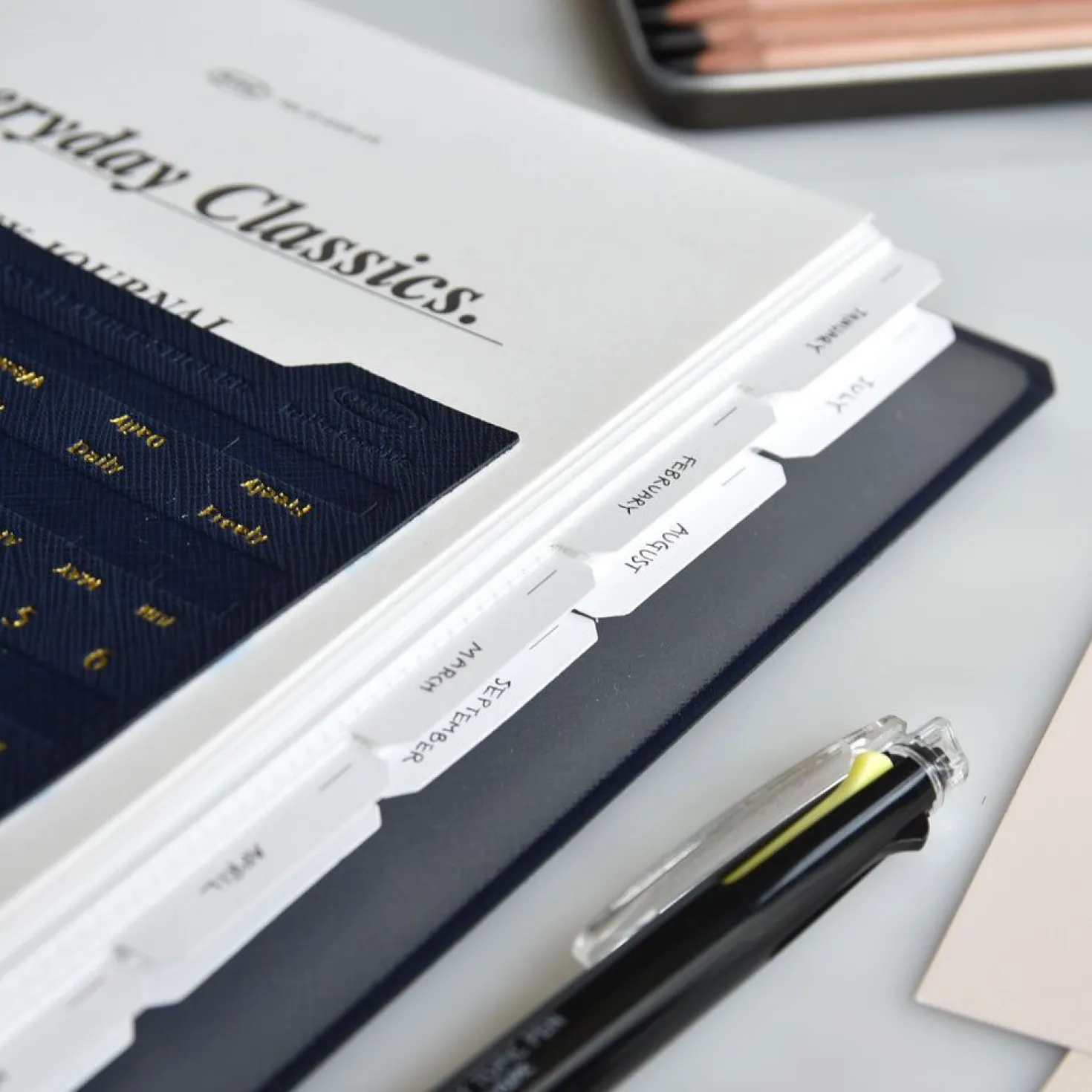 Classy Standard Index Weekly Planner