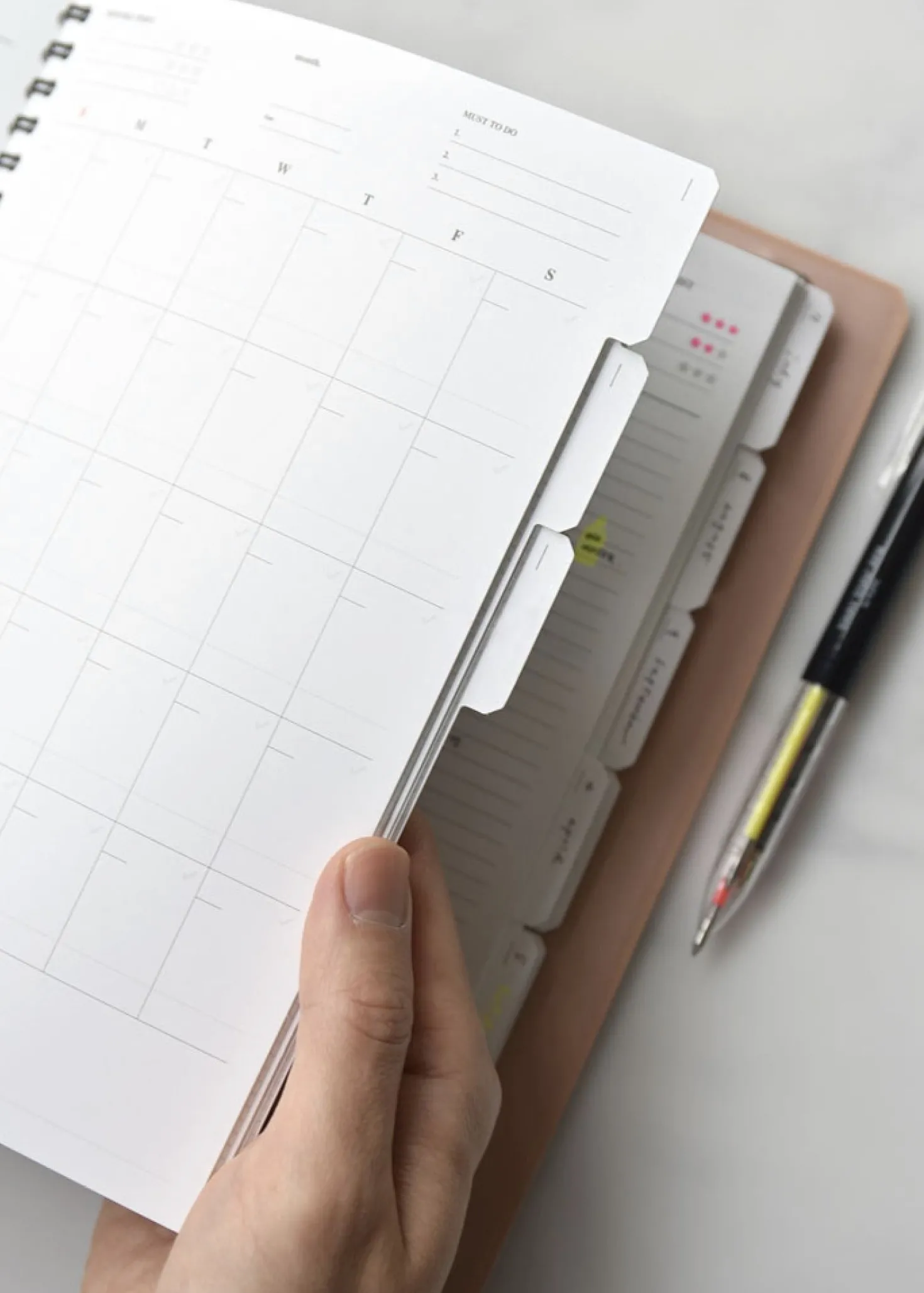 Classy Standard Index Weekly Planner