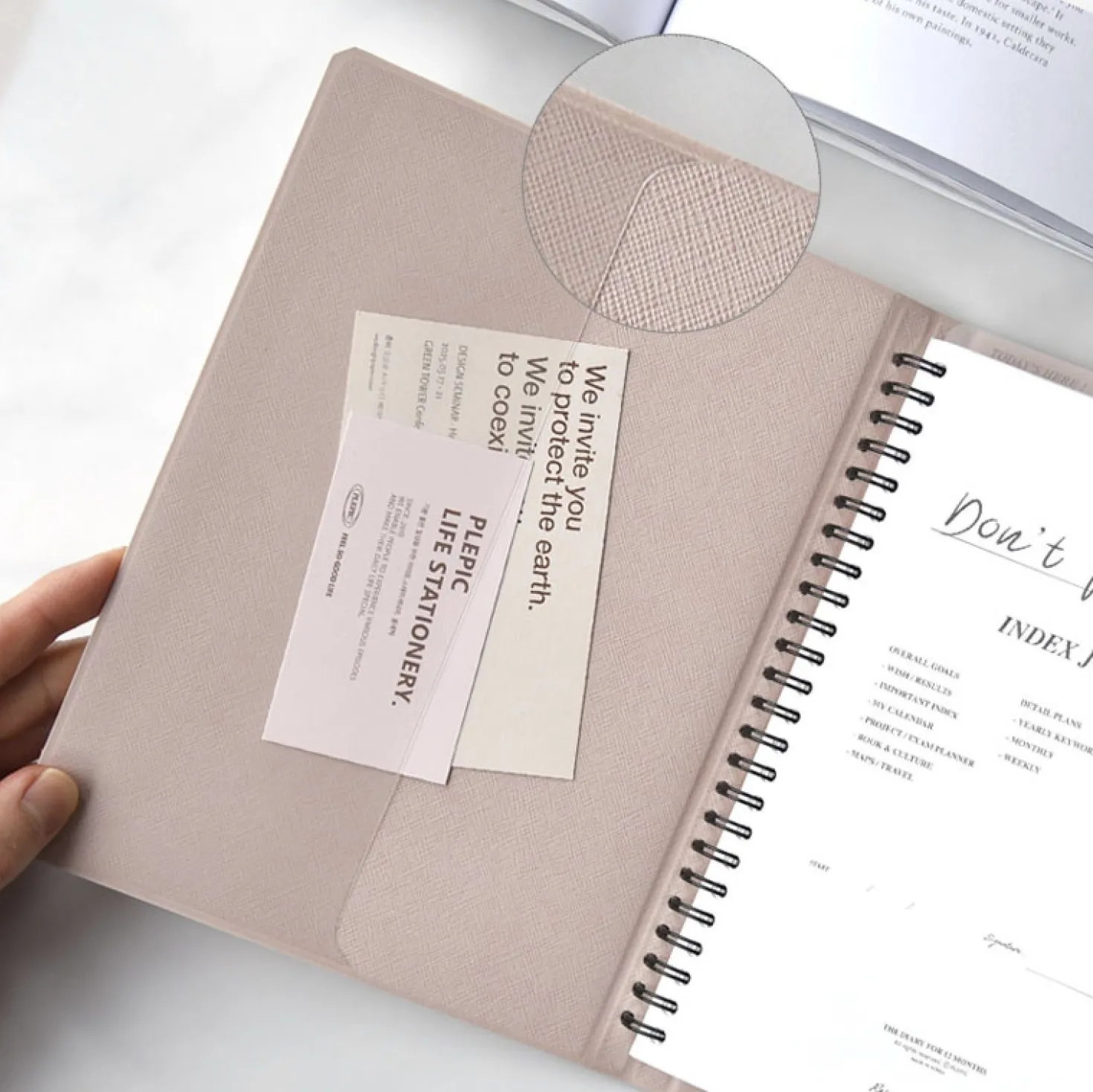 Classy Standard Index Weekly Planner