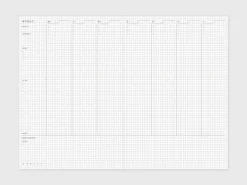 Classy Textured Leather B6 Weekly Planner