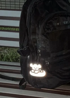Coi Puppy Reflective Keychain