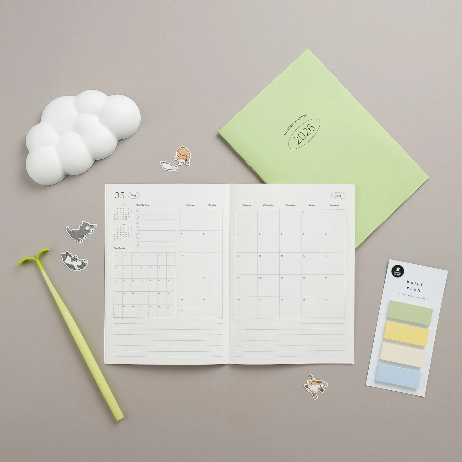 Color Block Sticky Note Set