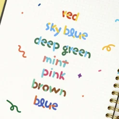 Color Combo Alphabet Removable Sticker