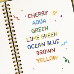 Color Combo Alphabet Removable Sticker