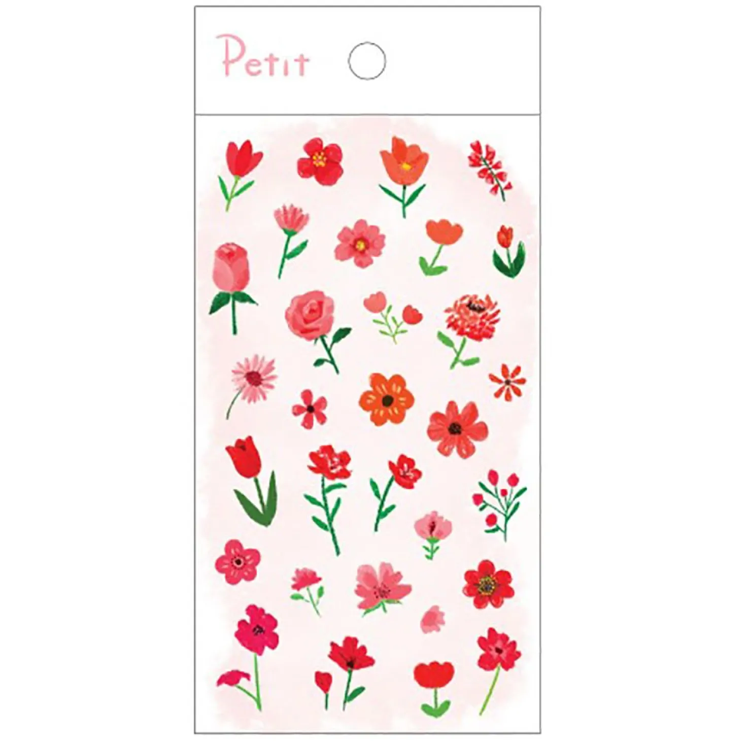 Colored Pencil Drawing Flower Sticker