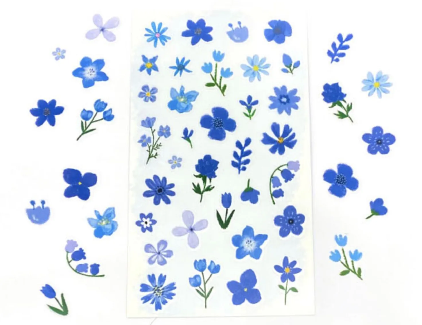 Colored Pencil Drawing Flower Sticker
