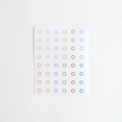 Colorful Circle Ring Sticker