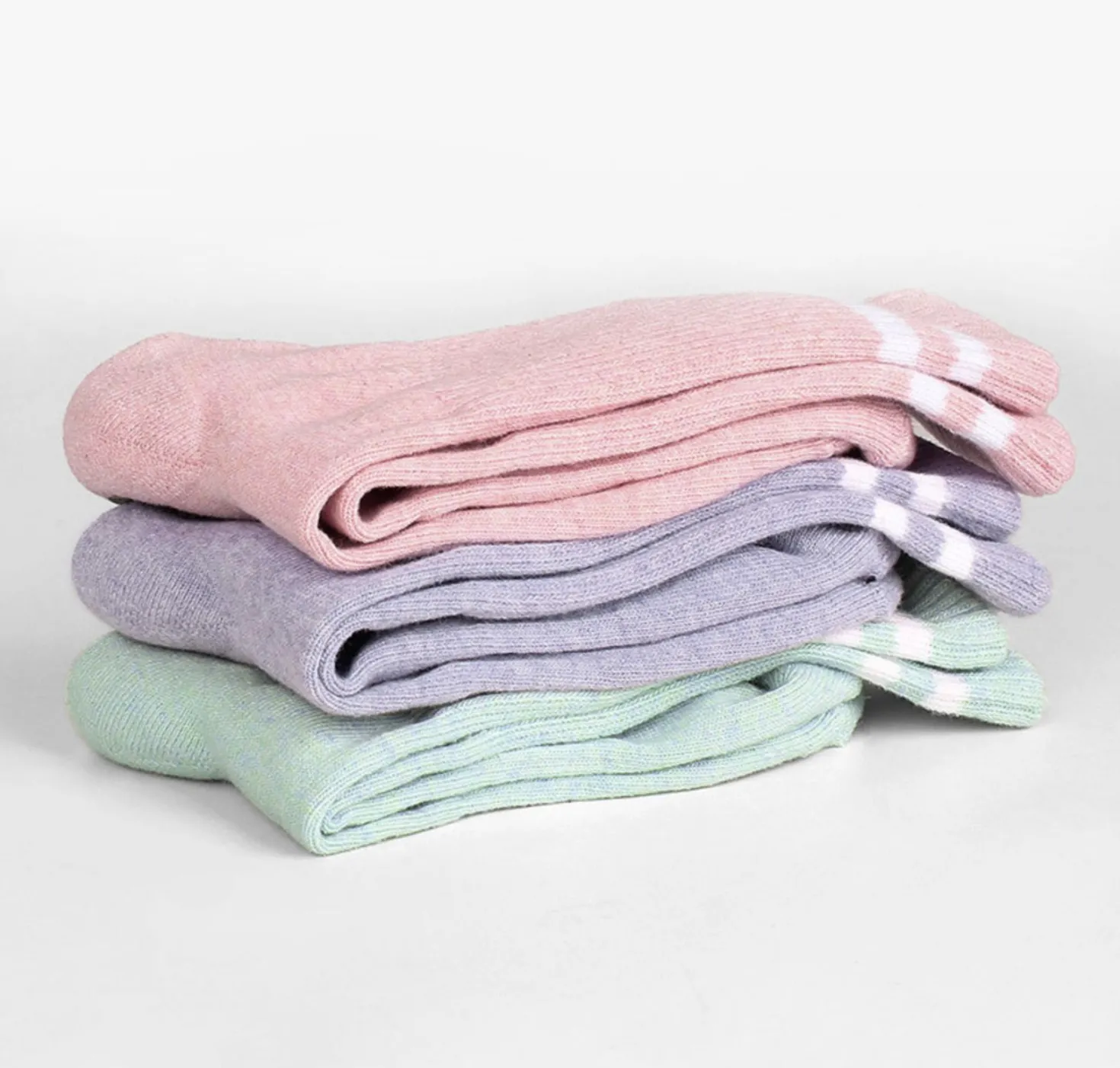 Colorful Non-slip Athletic Crew Socks