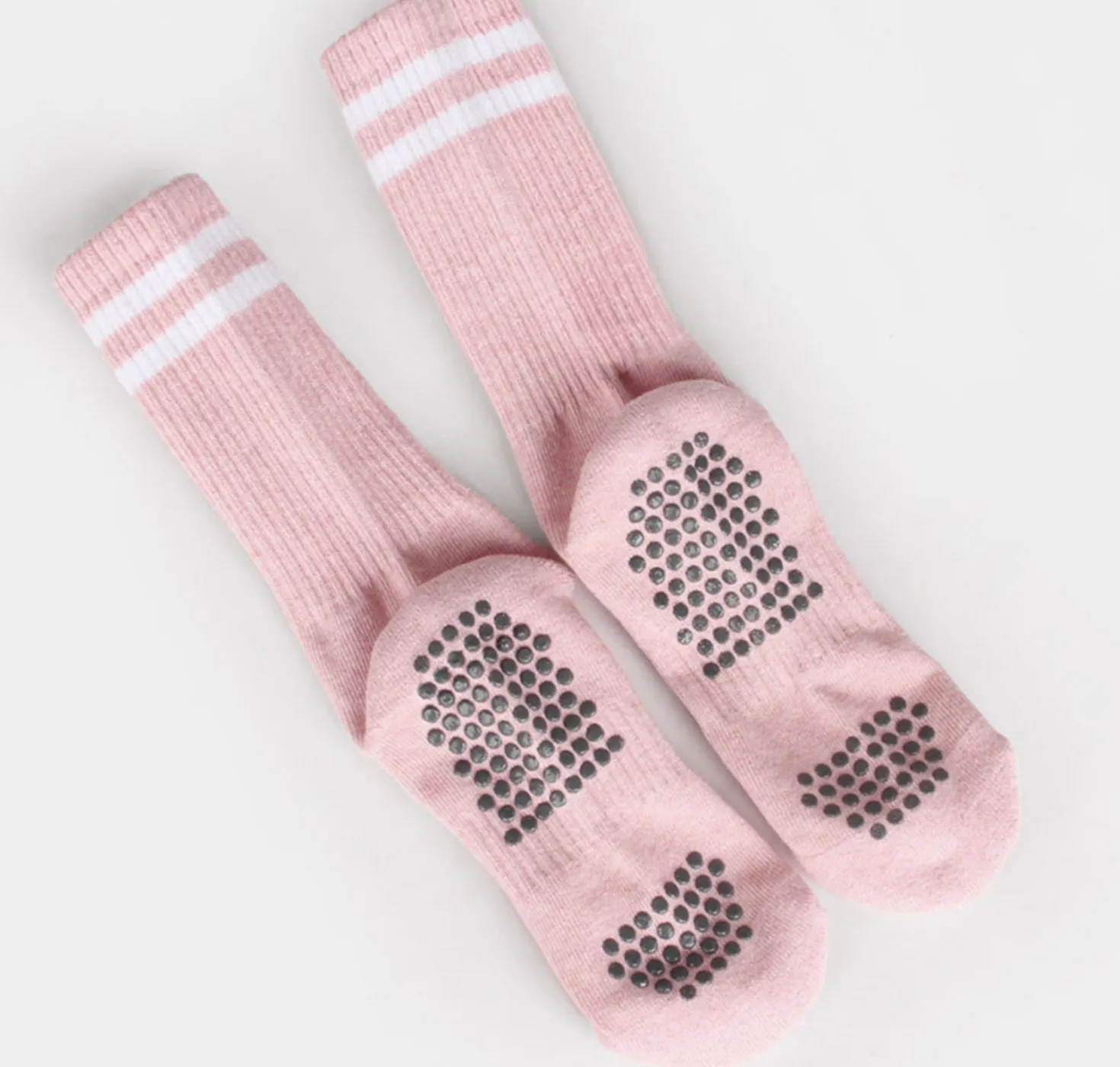 Colorful Non-slip Athletic Crew Socks