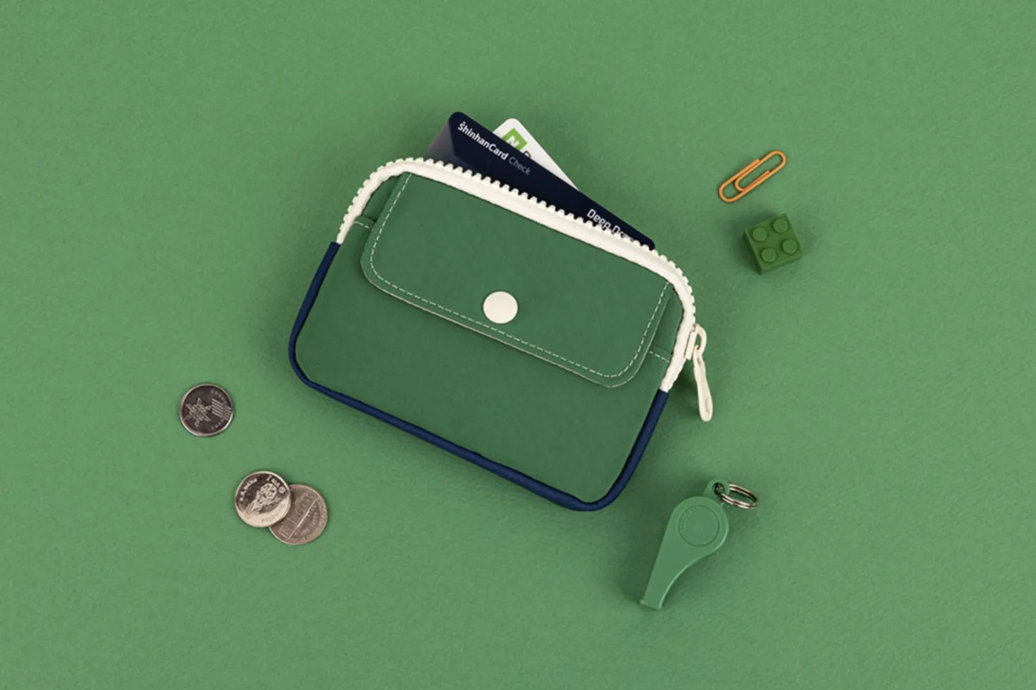 Colorful Nylon Card Pouch