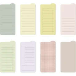 Colorful Rounded Edge Index Sticky Note