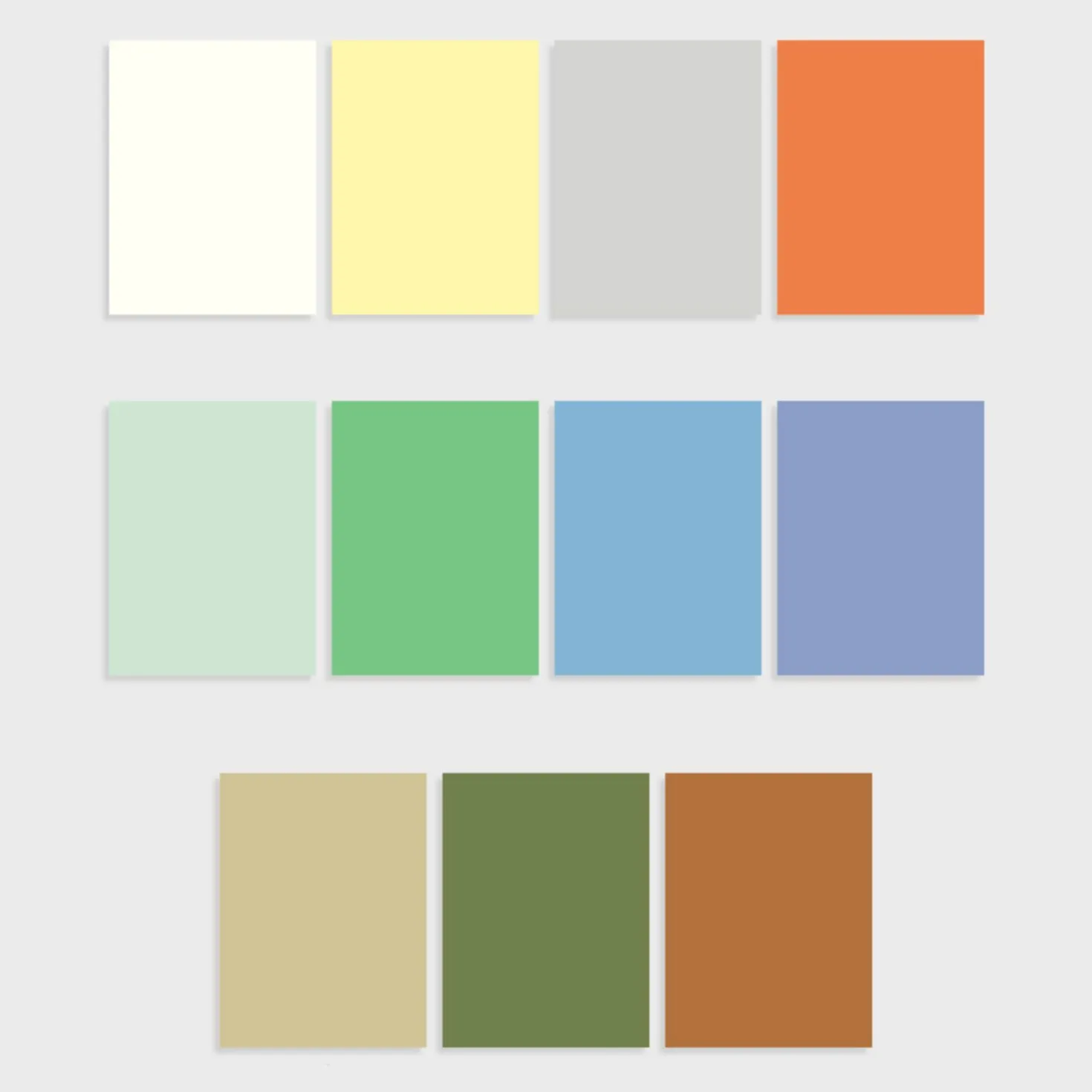 Colorful Upcycle Plain Notebook
