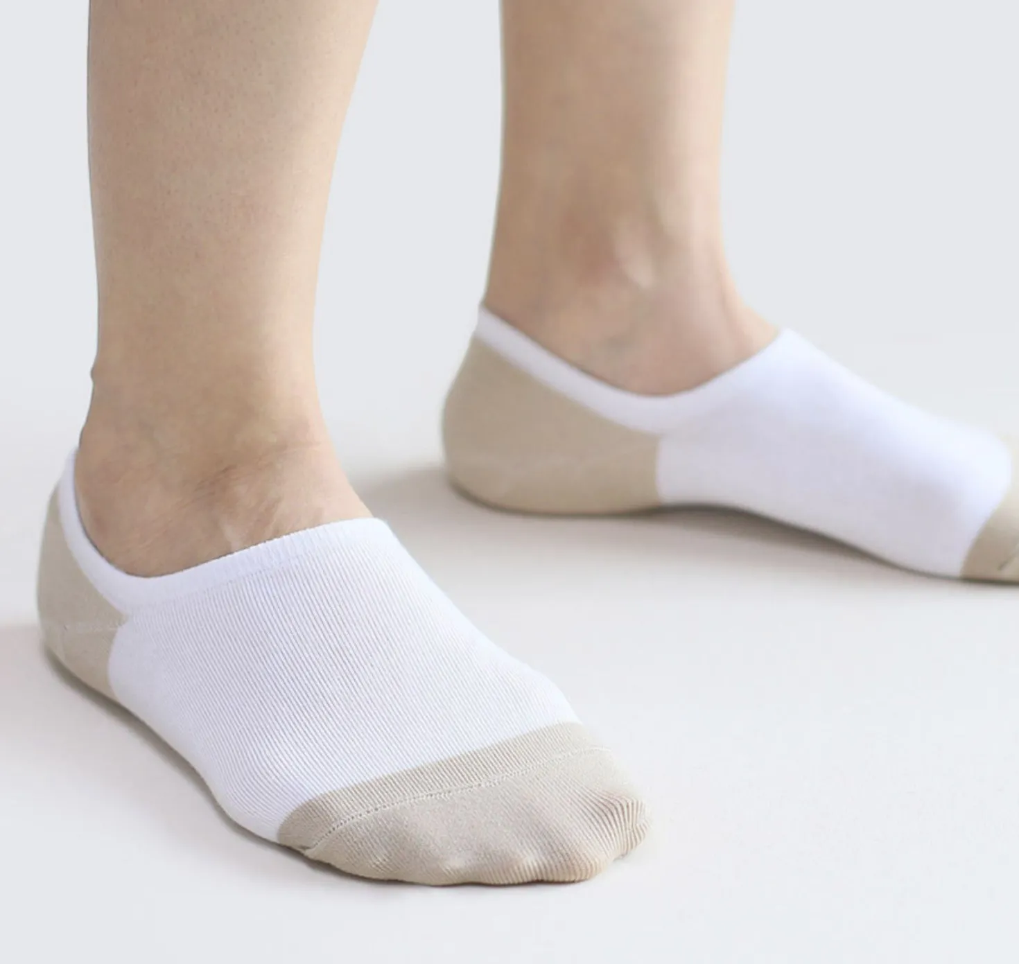 Color Point No Show Women Socks