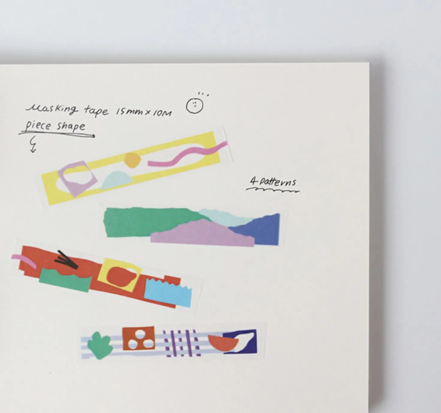 Colour Piece Paper Tape