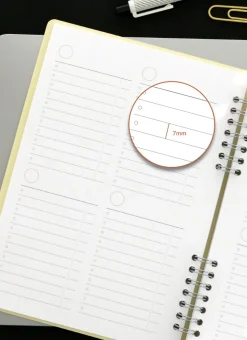 Compact A5 Hardcover Checklist Notebook