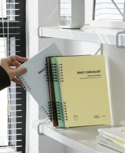 Compact A5 Hardcover Checklist Notebook