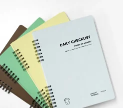 Compact A5 Hardcover Checklist Notebook