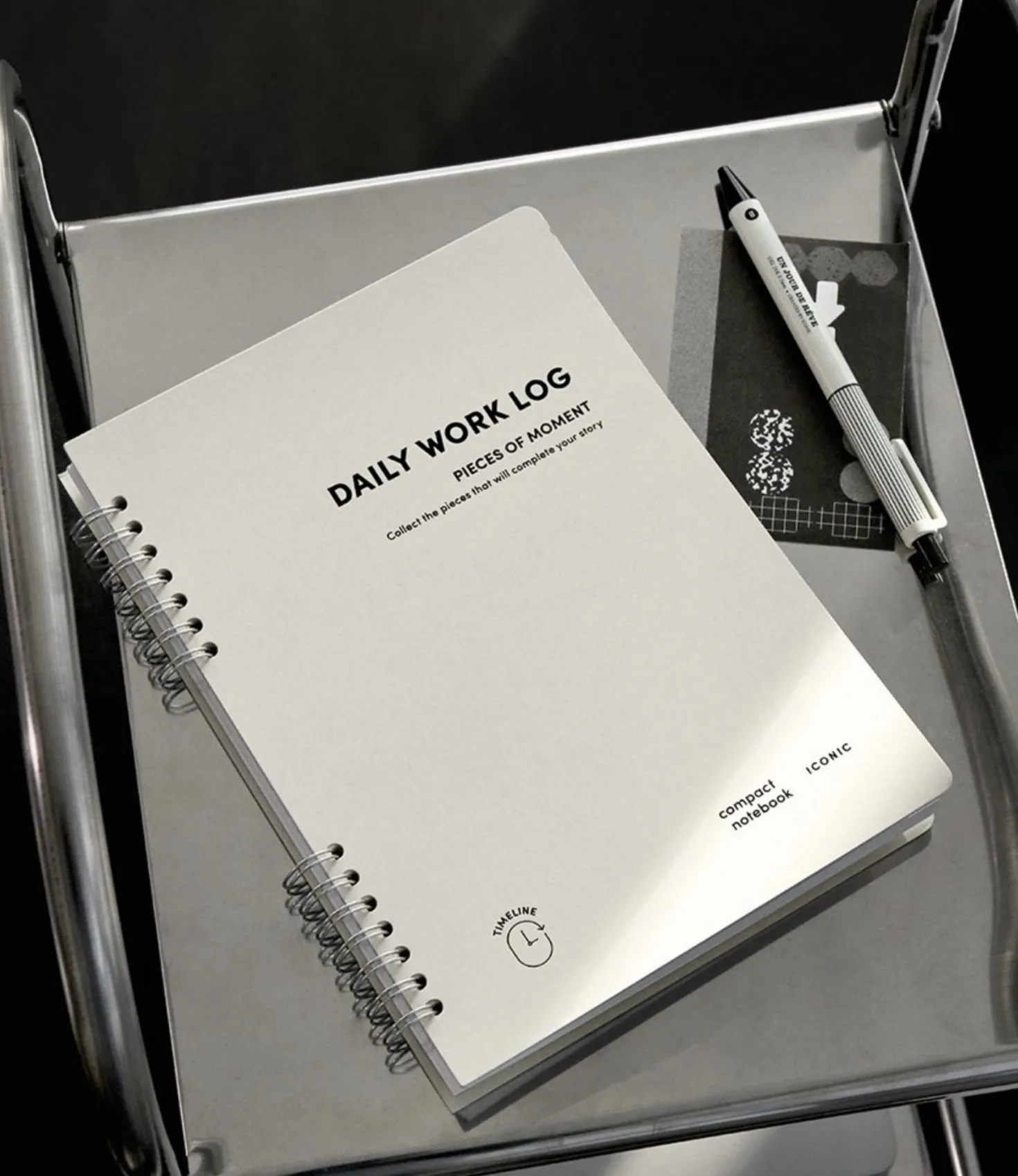 Compact A5 Hardcover Daily Work Log