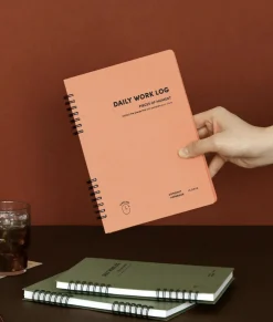 Compact A5 Hardcover Daily Work Log