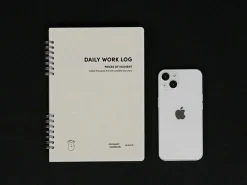 Compact A5 Hardcover Daily Work Log