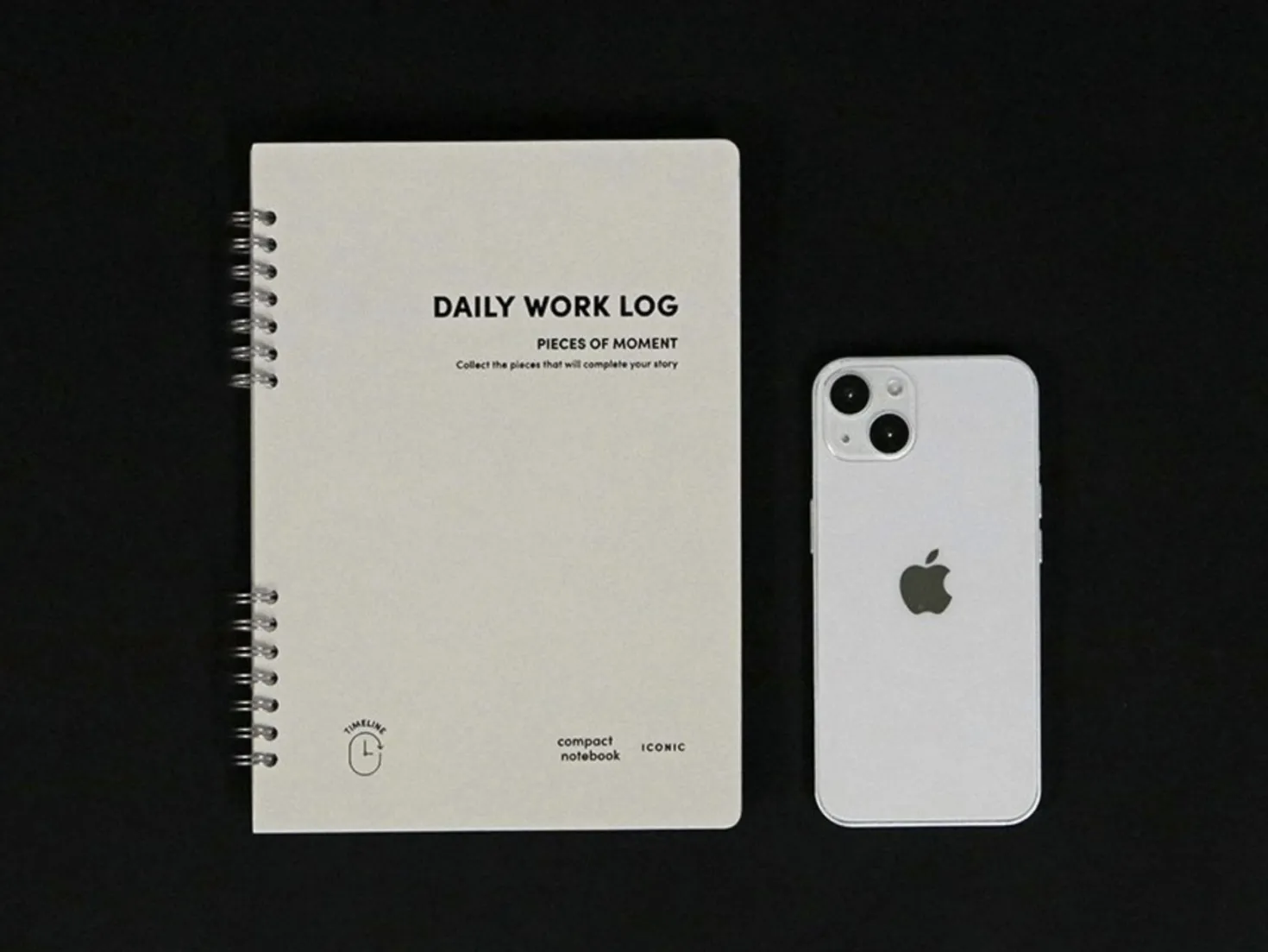 Compact A5 Hardcover Daily Work Log