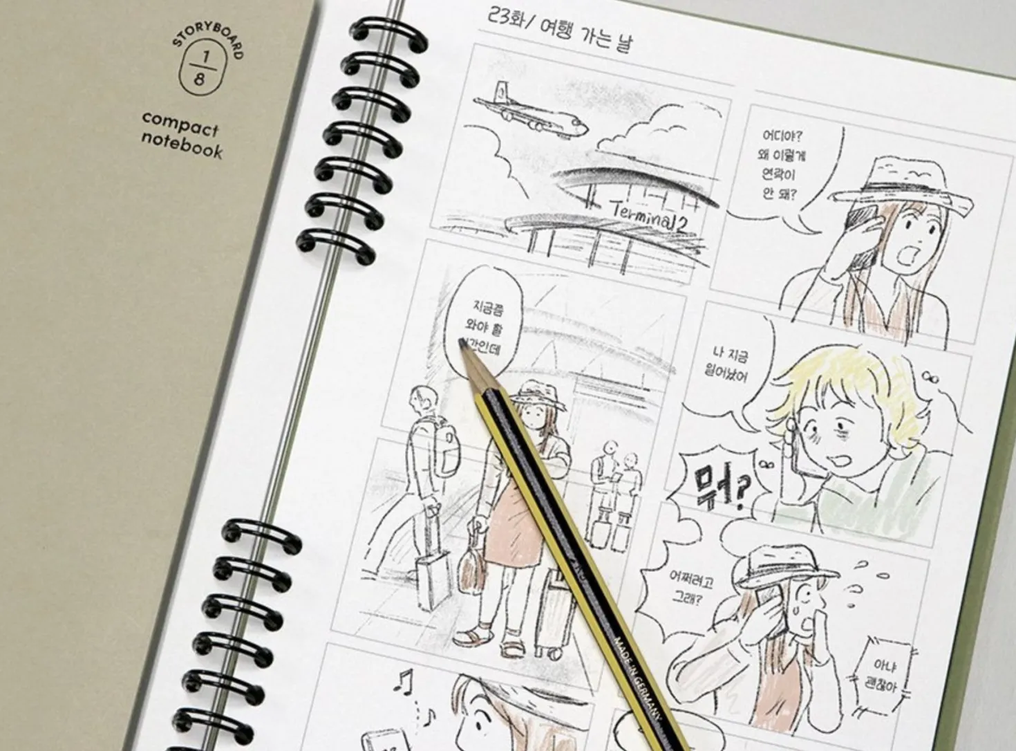 Compact A5 Hardcover Idea Notebook