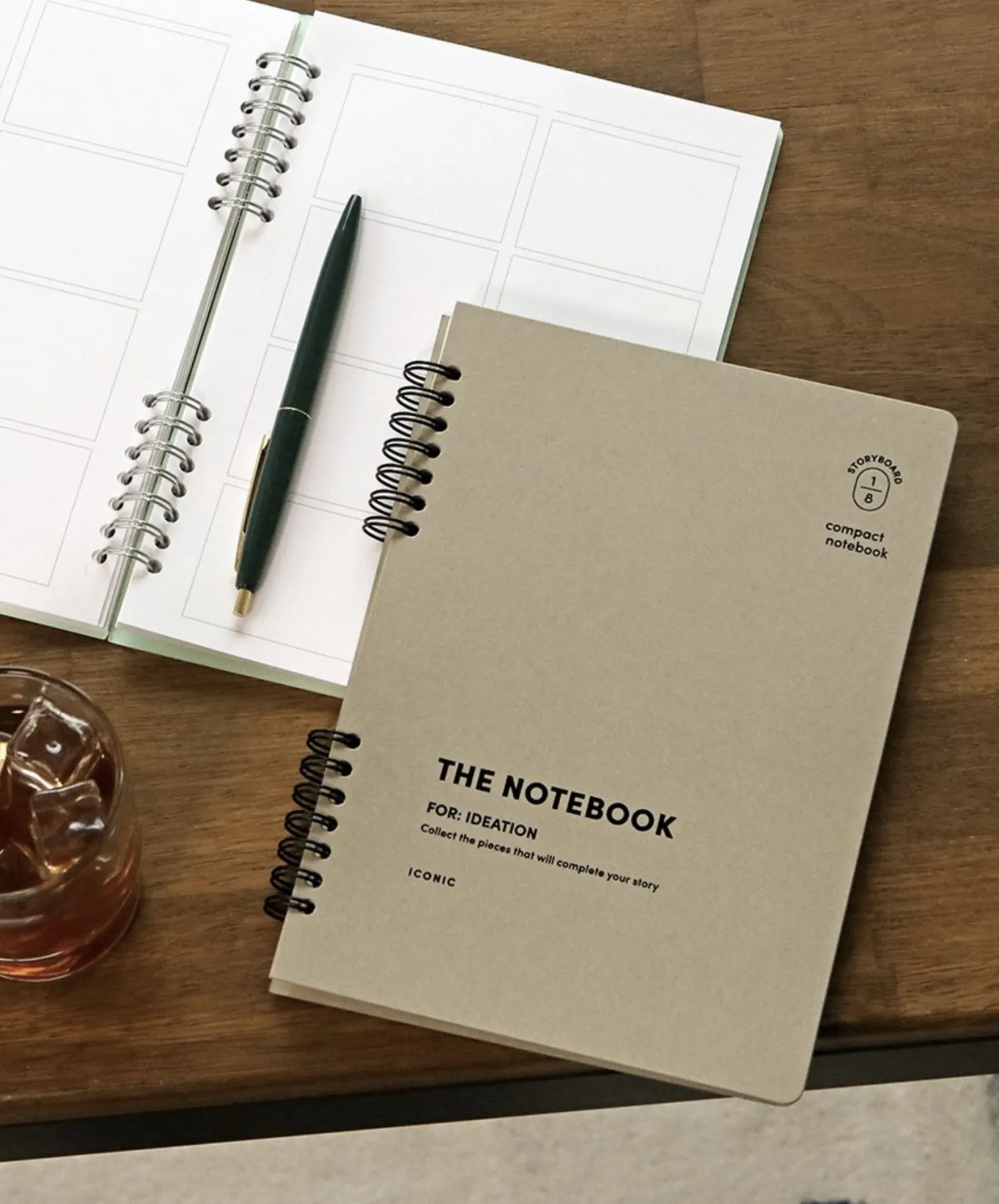 Compact A5 Hardcover Idea Notebook