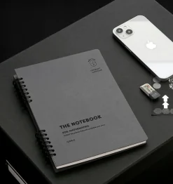 Compact A5 Hardcover Math Notebook