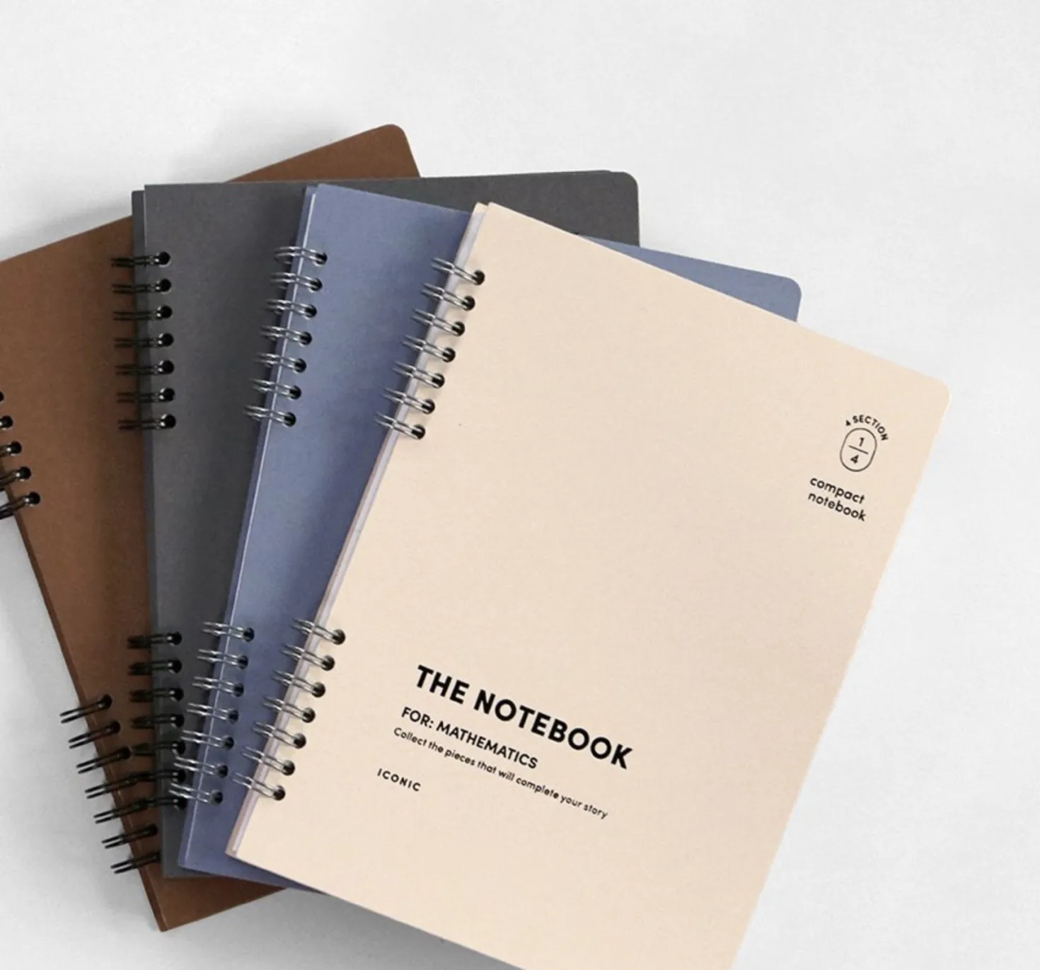 Compact A5 Hardcover Math Notebook