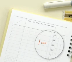 Compact A5 Hardcover Study Log