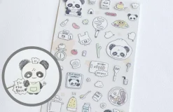 Cooking Panda Deco Sticker