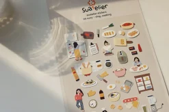 Cooking Vlog Deco Sticker