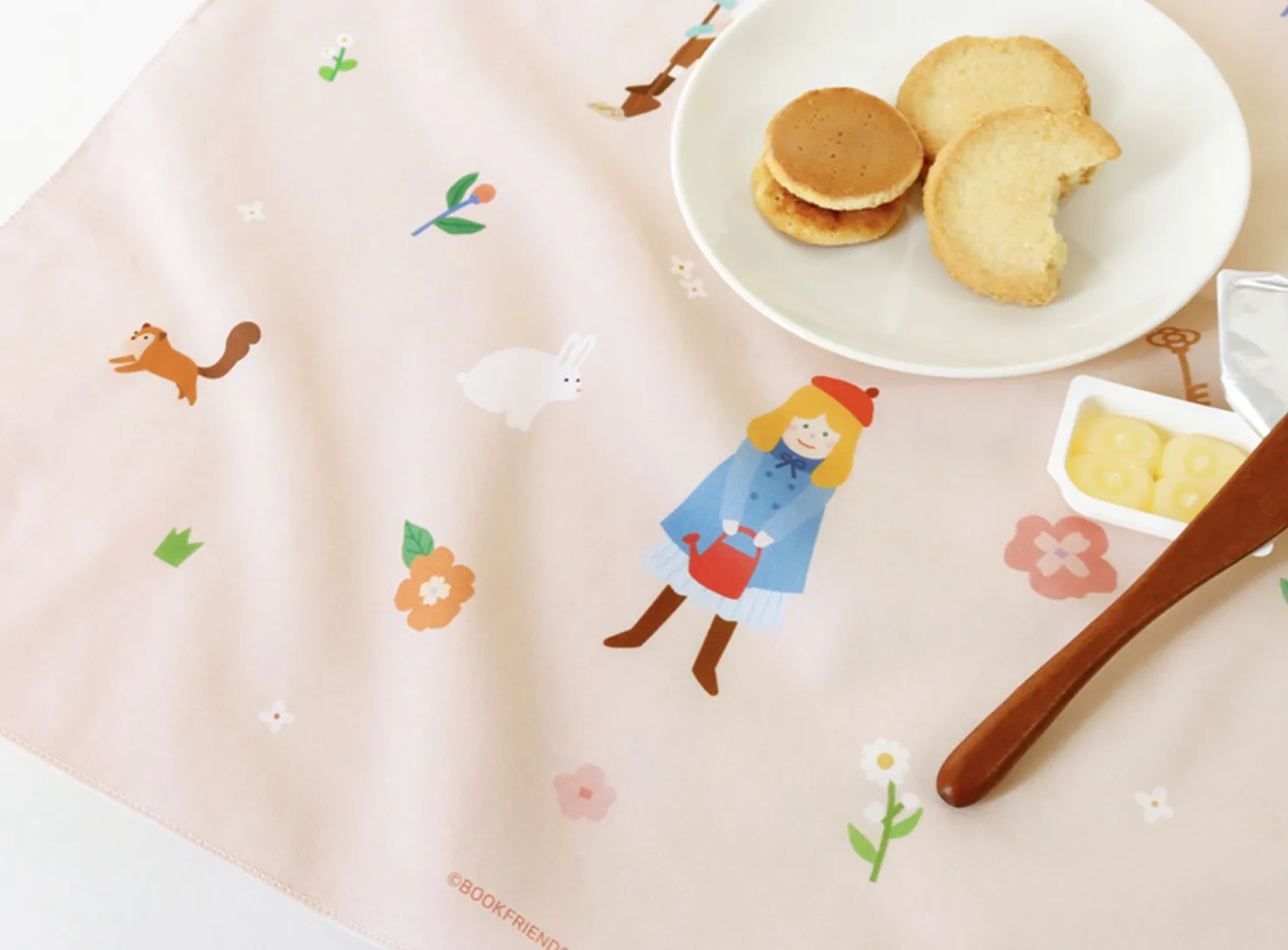 Cotton Illustration Handkerchief