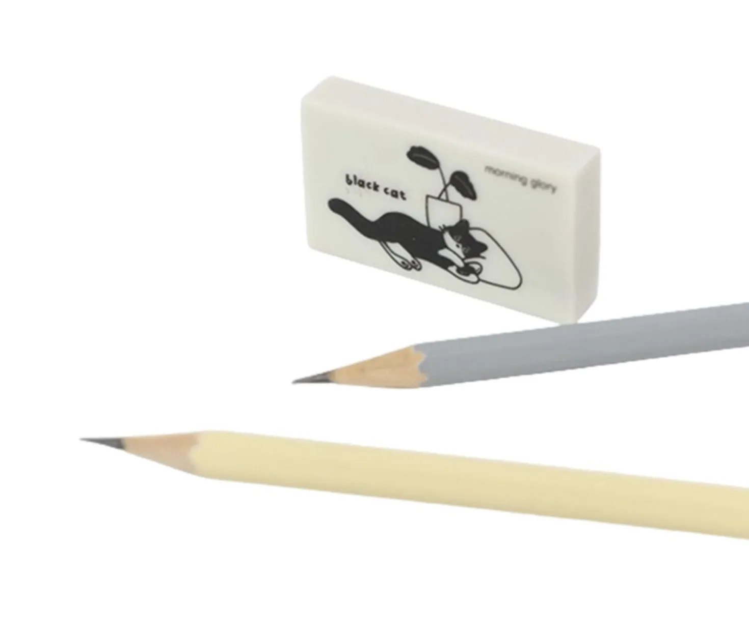 Cozy Black Cat Eraser